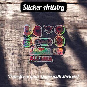 This unique Albanian sticker